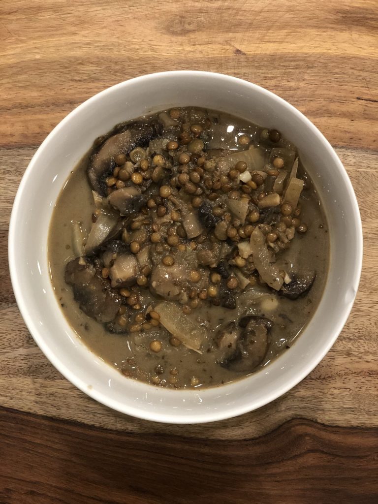 Lentil Mushroom Soup